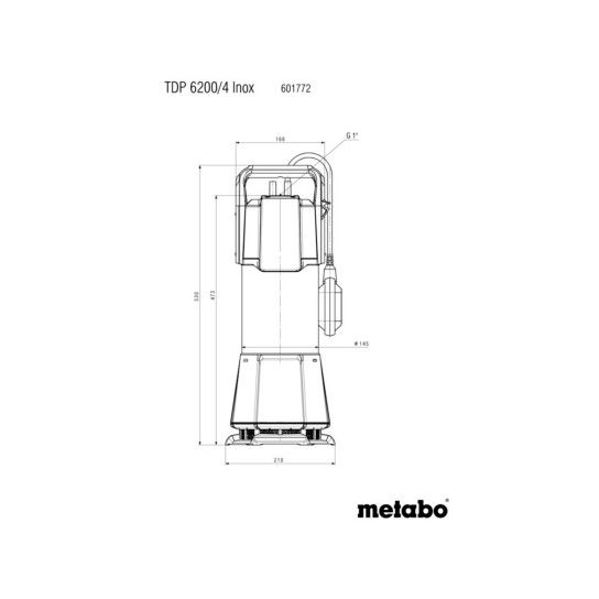 METABO TDP 6200/4 INOX METABO TDP 6200/4 INOX