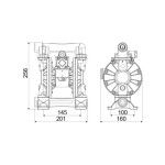 RAASM 3C1/16111TTP - Bomba De Diafragma