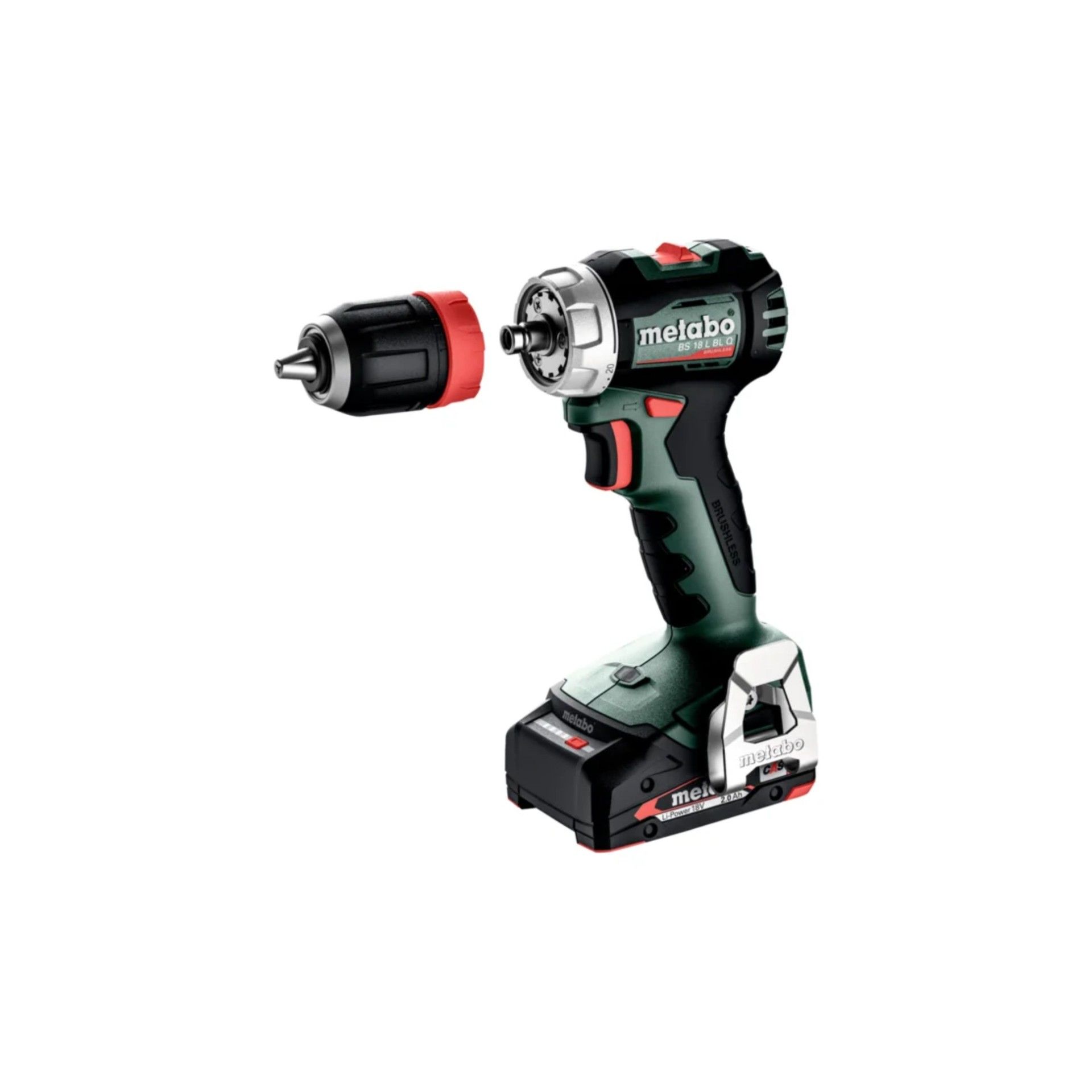 METABO BS 18 L BL QUICK 2x2Ah