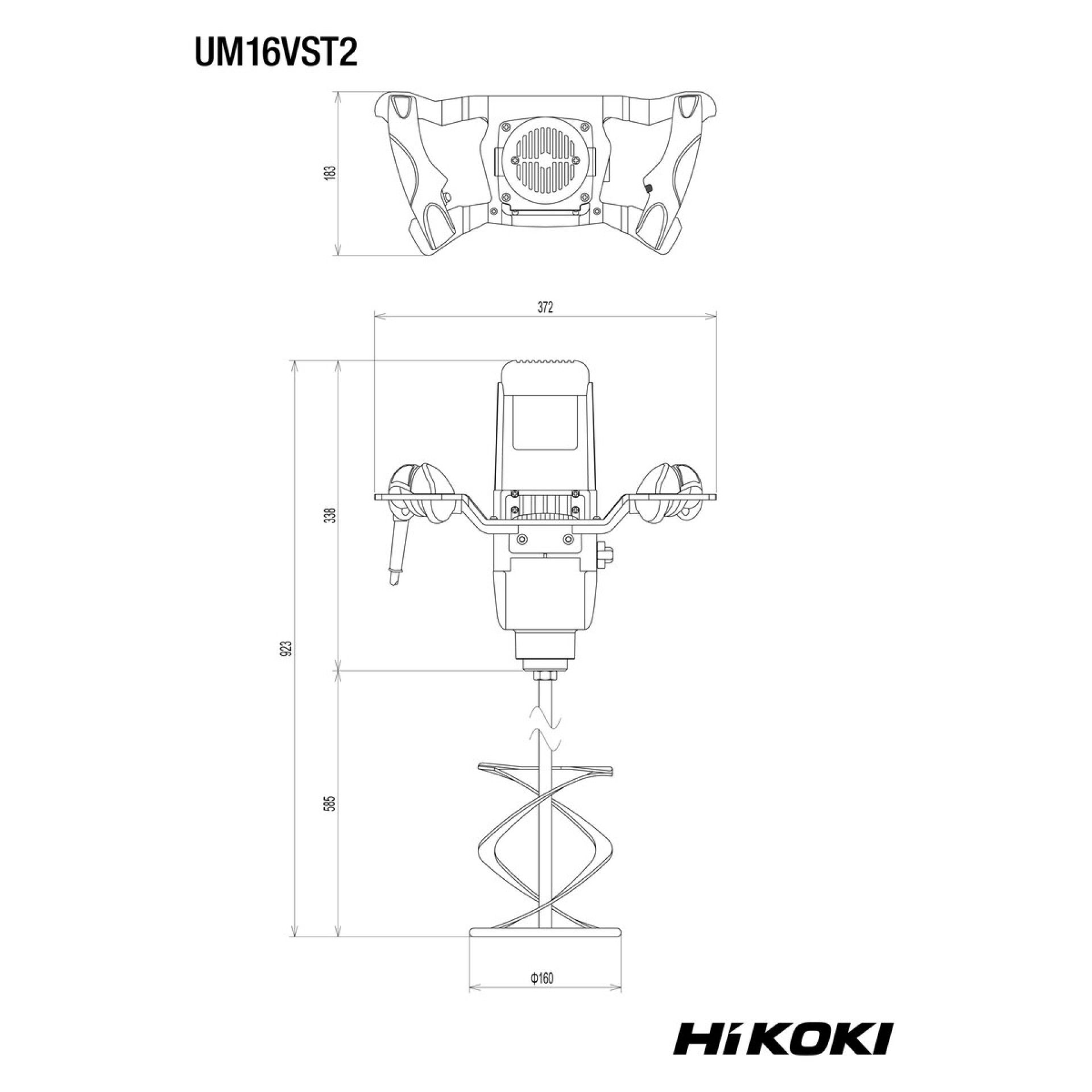 HIKOKI Misturador UM16VST2UAZ