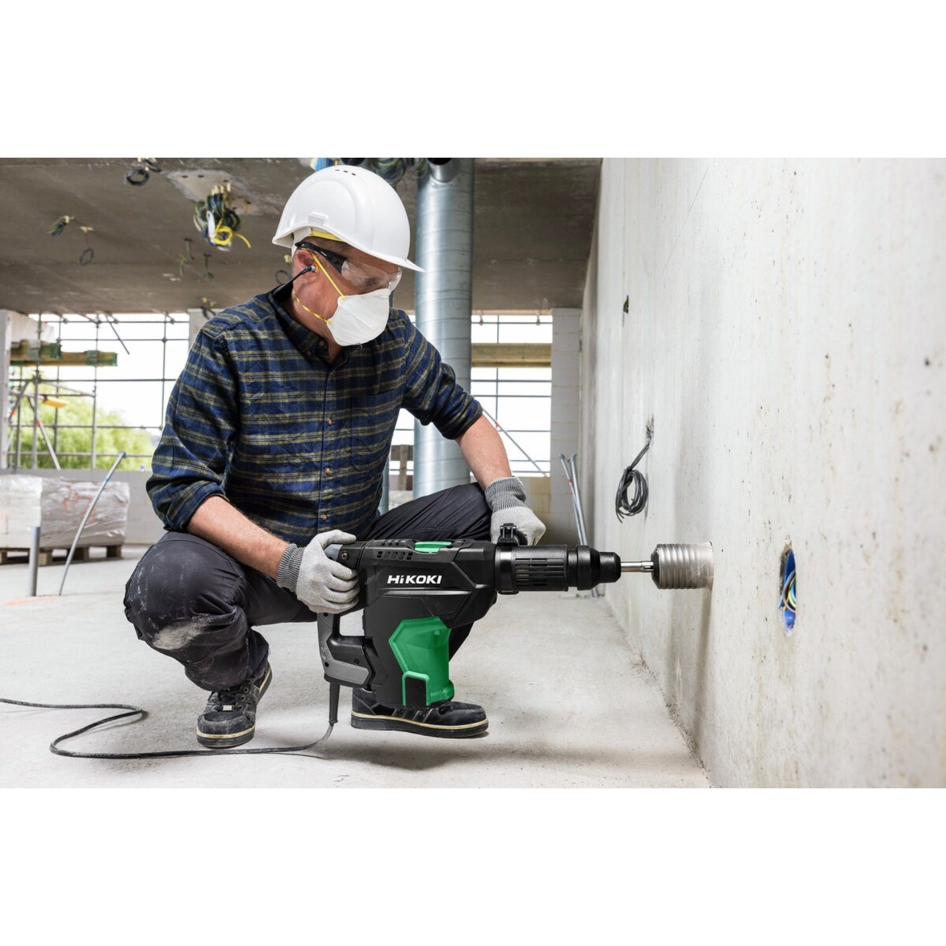 HIKOKI Martelo rotativo SDS-Max DH52MAWSZ HIKOKI Martelo rotativo SDS-Max DH52MAWSZ