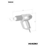 HIKOKI Soprador de ar quente RH650VLAZ HIKOKI Soprador de ar quente RH650VLAZ