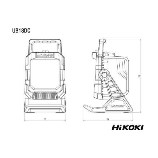 HIKOKI Lanterna sem fio UB18DCW4Z