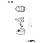 HIKOKI Aparafusadora de percuss�o sem fio WH18DEW2Z