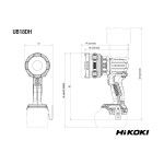HIKOKI Lanterna sem fio UB18DHW4Z