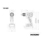 HIKOKI Berbequim sem fio DS18DDWRZ