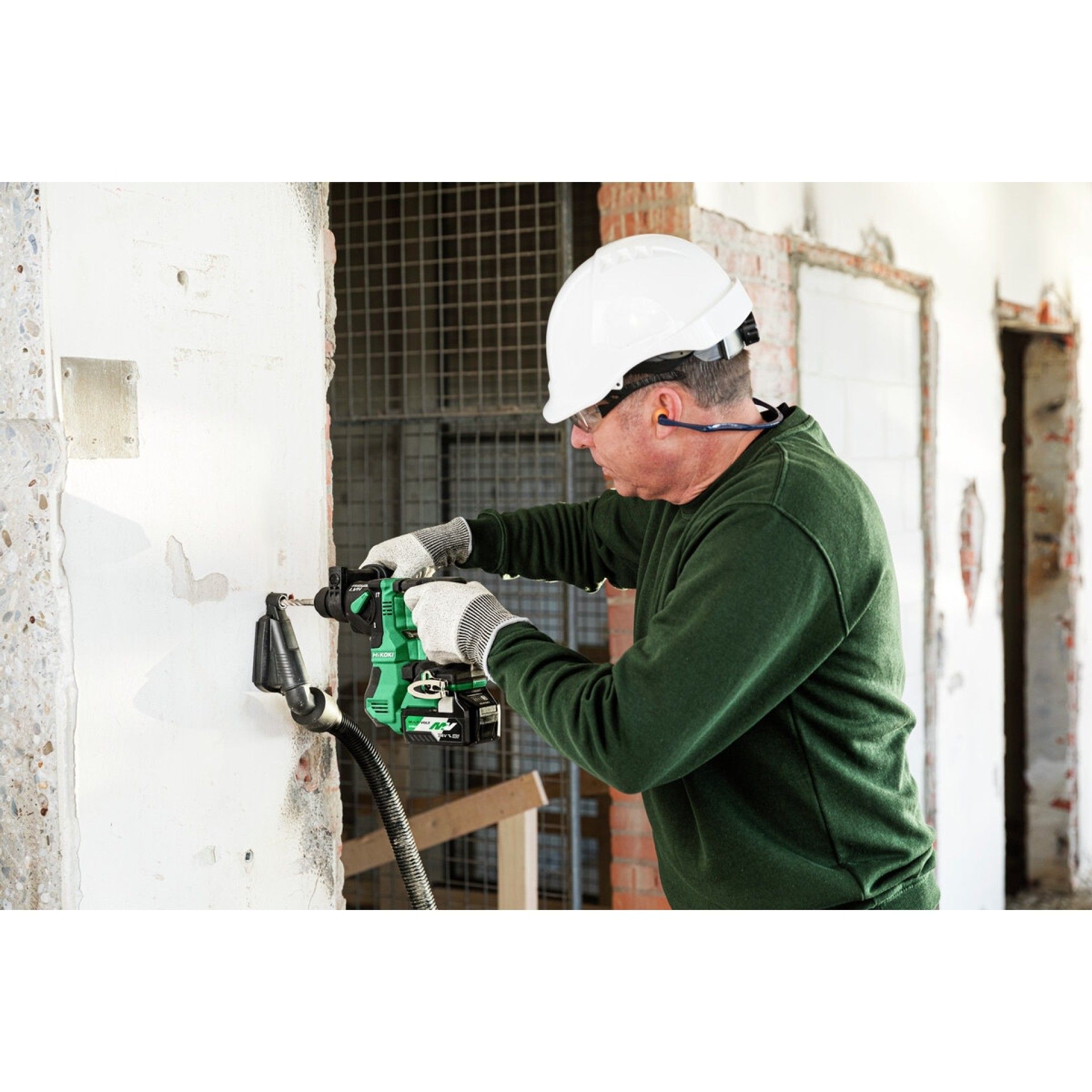 HIKOKI Martelo rotativo sem fio SDS-Plus DH18DPAW2Z