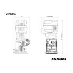 HIKOKI Corta-sebes sem fio M1808DAW2Z