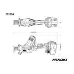 HIKOKI Serra reciprocante sem fio CR18DAW2Z HIKOKI Serra reciprocante sem fio CR18DAW2Z