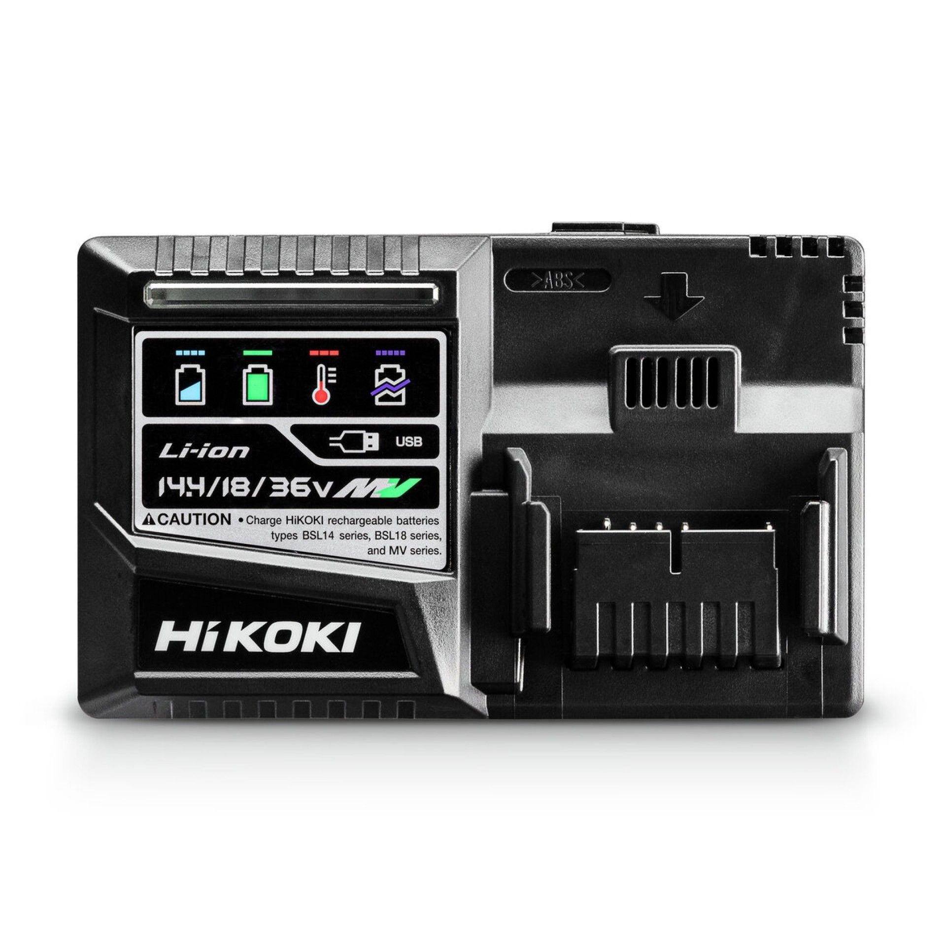HIKOKI Carregador rápido para baterias de 14,4 V - 18 V HIKOKI Carregador rápido para baterias de 14,4 V - 18 V