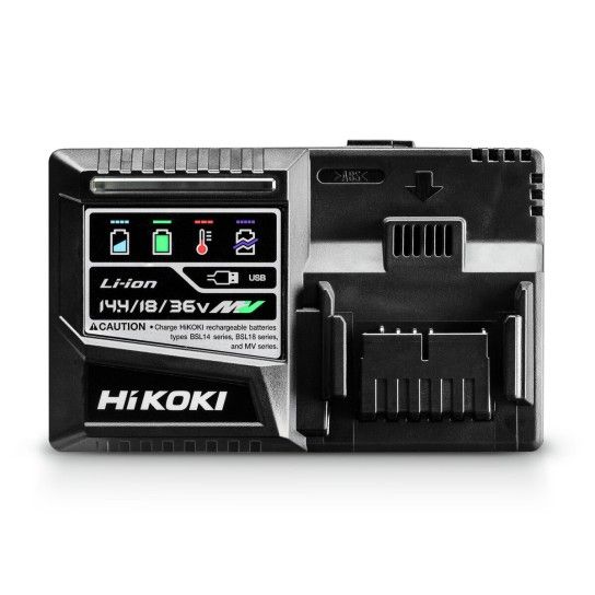 HIKOKI Carregador rápido para baterias de 14,4 V - 18 V HIKOKI Carregador rápido para baterias de 14,4 V - 18 V