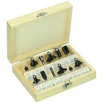 HIKOKI Conjunto de fresas 6 mm 12 pe�as