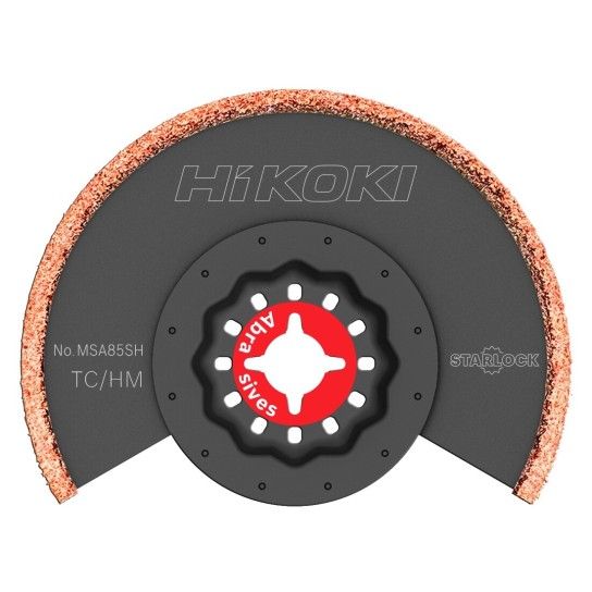 HIKOKI Lâmina multiferramenta abrasivos TC STARLOCK MSA85SH HIKOKI Lâmina multiferramenta abrasivos TC STARLOCK MSA85SH