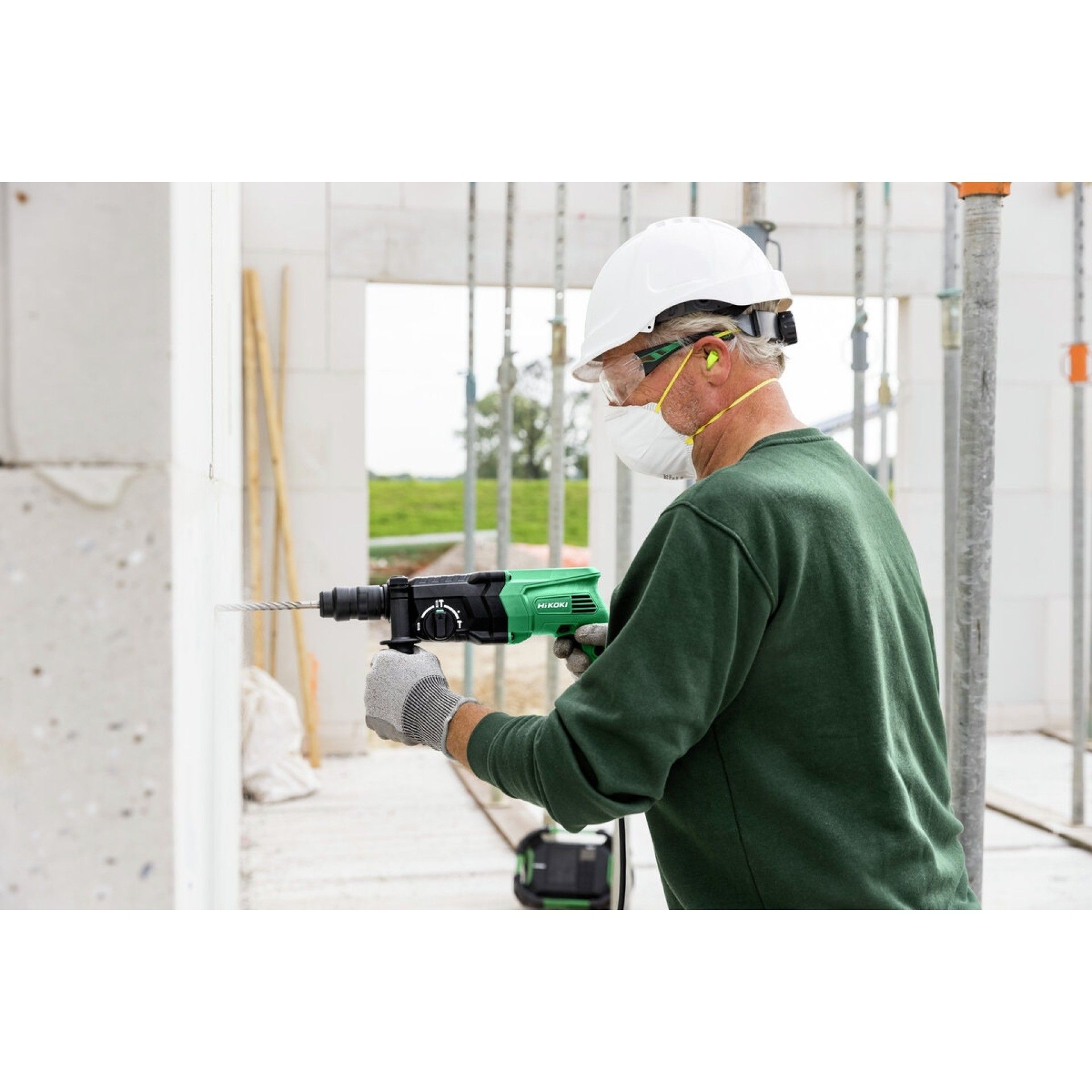 HIKOKI Martelo rotativo SDS-Plus DH24PMHWSZ