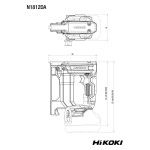 HIKOKI Agrafador sem fio N1812DAW4Z
