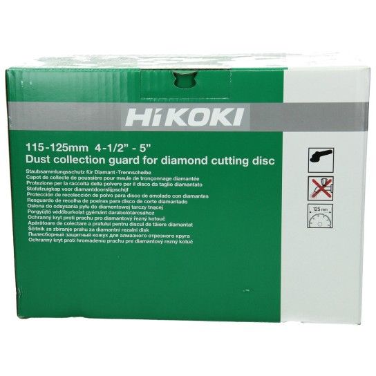 HIKOKI Resguardo do coletor de poeiras para disco de corte 125 mm (com rolos guia)