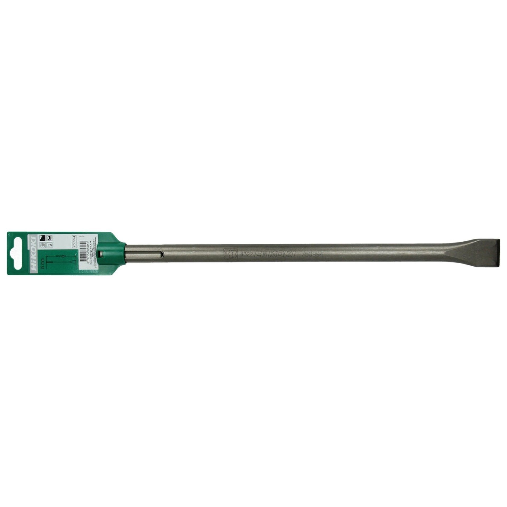 HIKOKI Escopro plano SDS-Max 27 x 400 mm HIKOKI Escopro plano SDS-Max 27 x 400 mm