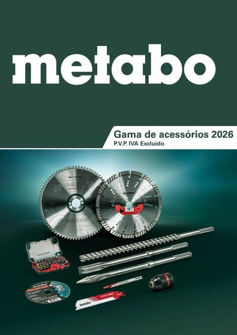 Metabo - Catálogo de Acessórios 2026 Metabo - Catálogo de Acessórios 2026
